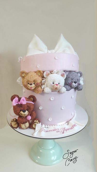 Cute bears - Cake by Tanya Shengarova