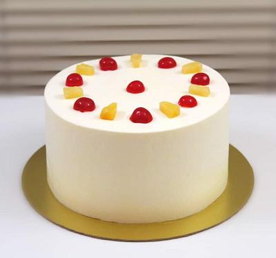 Fresh Cream Pineapple Cake - Cake by Shilpa Kerkar