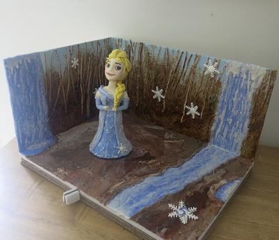 Interactive Elsa - Cake by The Garden Baker