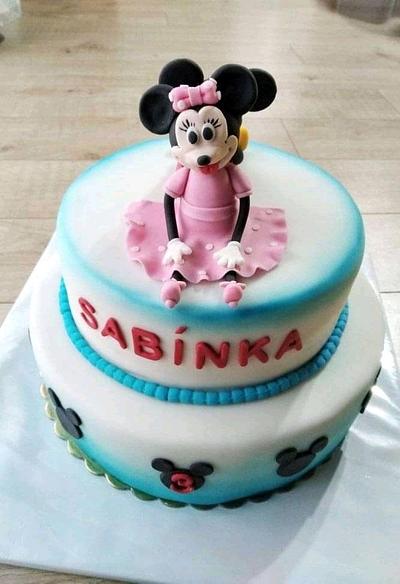 Double- sided cake "Mickey" - Cake by Vebi cakes