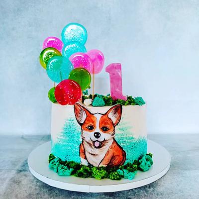 Dog cake - Cake by alenascakes