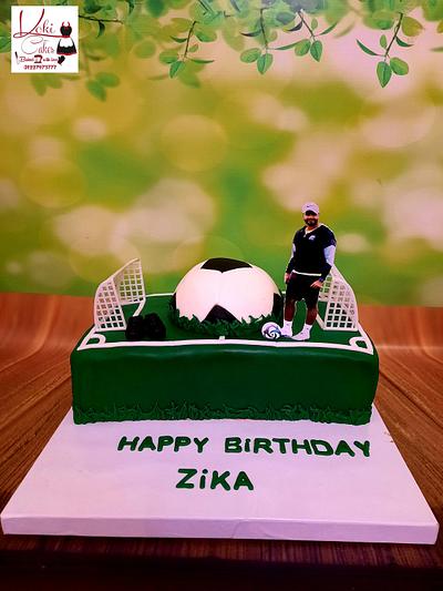 "Football playground cake" - Cake by Noha Sami