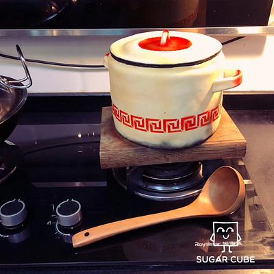 A pot cake (not what you think) - Cake by George V @ Sugar Cube