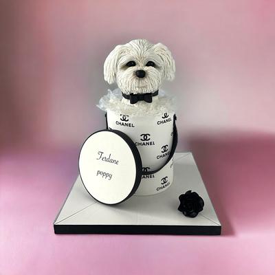 Dog cake - Cake by Cindy Sauvage 