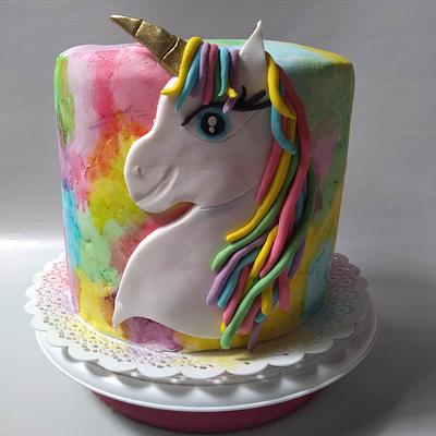 Torta unicornio - Cake by Yesiyodra90