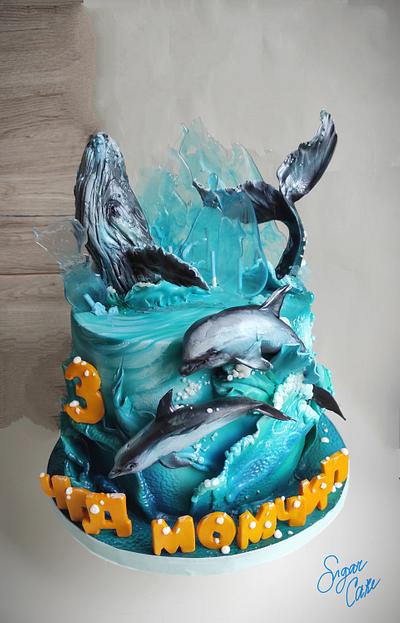 Blue sea - Cake by Tanya Shengarova