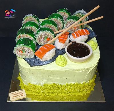 Sushi cake - Cake by Irena Ivanova 