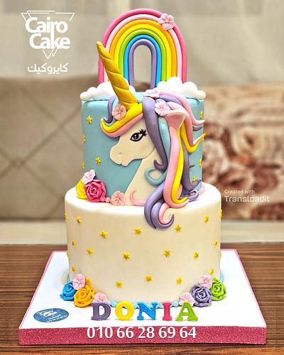 Unicorn Cake - Cake by Ahmed - Cairo Cake احلى تورتة