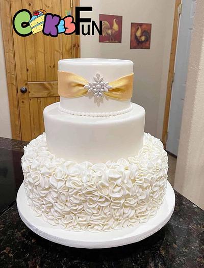 Tiered Wedding Cake - Cake by Cakes For Fun