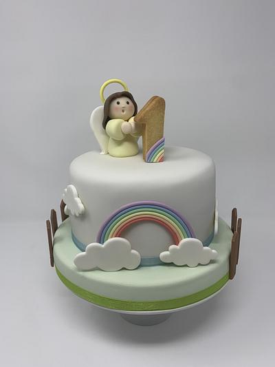 Rainbow cake - Cake by Annette Cake design