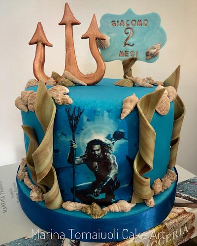 Aquaman cake - Cake by Marina Tomaiuoli Cake Art