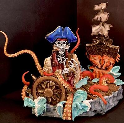Pirata fantasma  - Cake by Yazmin Rodríguez Lemus 