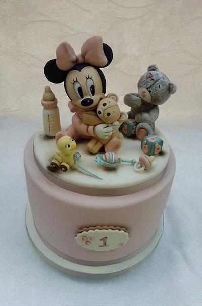 Minnie baby - Cake by Nicole Veloso