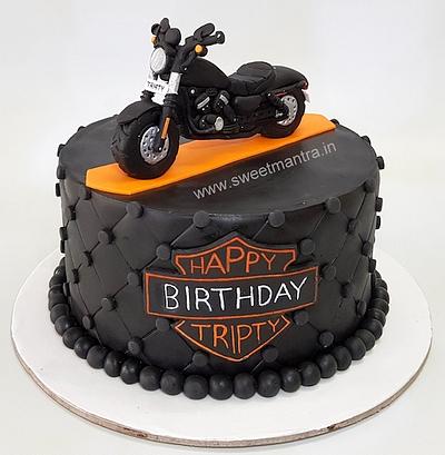 Harley Davidson cake - Cake by Sweet Mantra Homemade Customized Cakes Pune