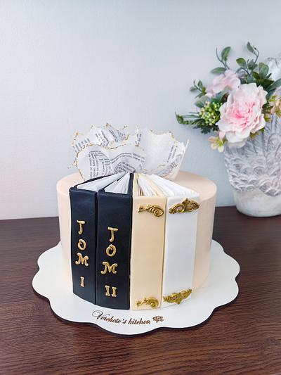Book cake - Cake by Vyara Blagoeva 