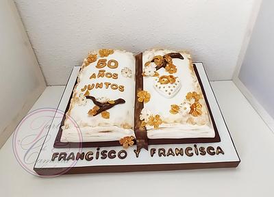 TARTA 50º ANIVERSARIOS - Cake by Camelia