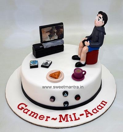 Cake for a Gamer - Cake by Sweet Mantra Homemade Customized Cakes Pune