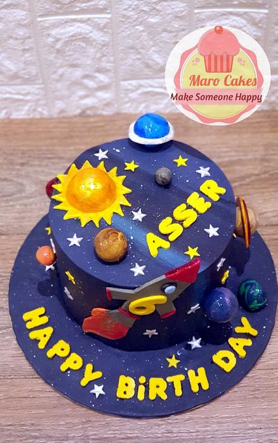 Galaxy cake - Cake by Maro Cakes
