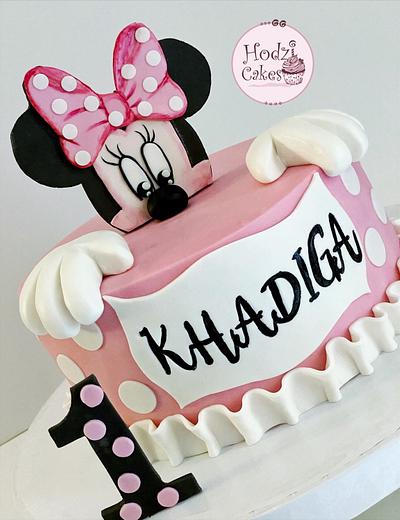 Minnie Mouse Cake💖🌸 - Cake by Hend Taha-HODZI CAKES