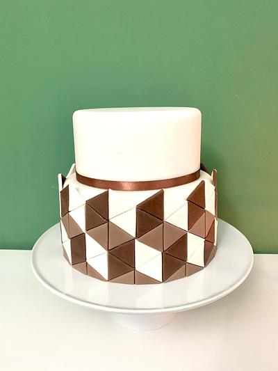 Optical cake - Cake by Annette Cake design
