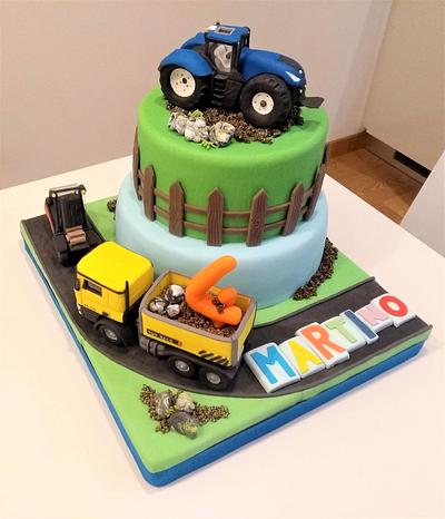 tractor cake - Cake by Clara