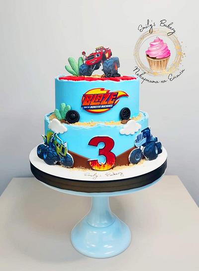 Blaze and the monster machines cake - Cake by Emily's Bakery