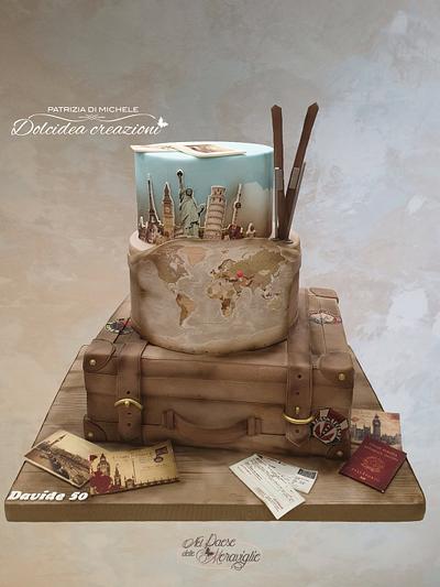 Traveling for 50 years - Cake by Dolcidea creazioni
