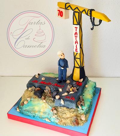 TARTA GRÚA - Cake by Camelia
