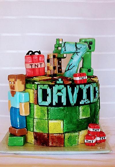 Minecraft  - Cake by Édesvarázs