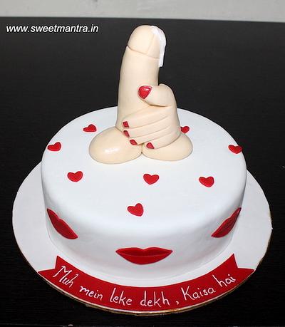 Cake with adult genitals - Cake by Sweet Mantra Homemade Customized Cakes Pune