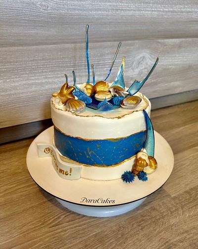 Fault line cake - Cake by DaraCakes