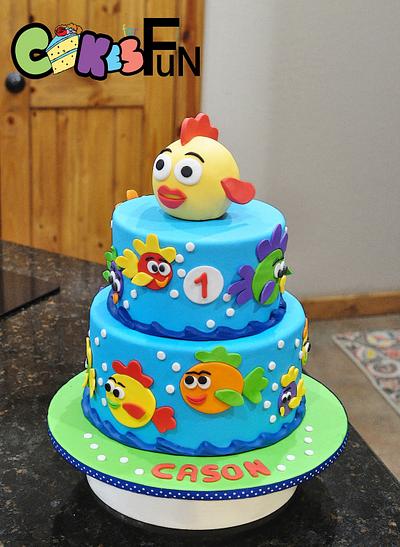 Tropical Fish First Birthday  - Cake by Cakes For Fun