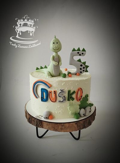 Dino cake for Duško - Cake by ZuzanaL
