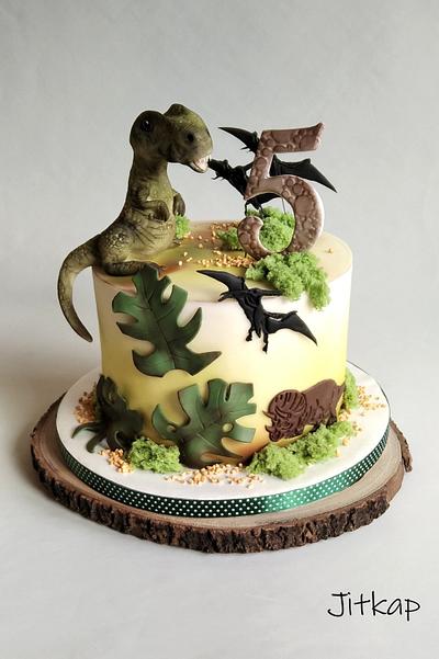 Dinosaur cake - Cake by Jitkap