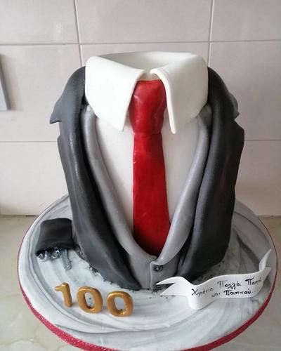 100th birthday - Cake by Miavour's Bees Custom Cakes