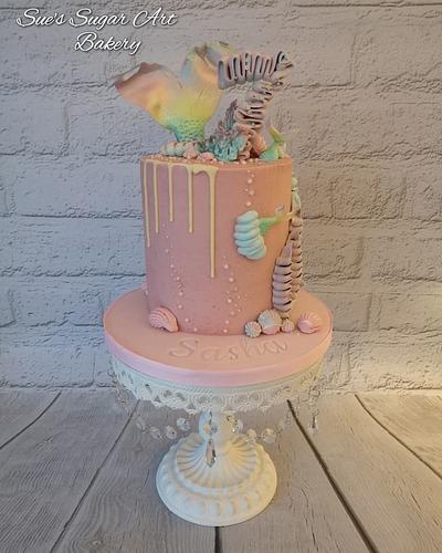 Mermaid cake - Cake by Sue's Sugar Art Bakery 
