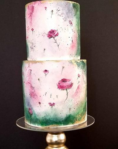  Handpainted cake. - Cake by Cakes by Salpie