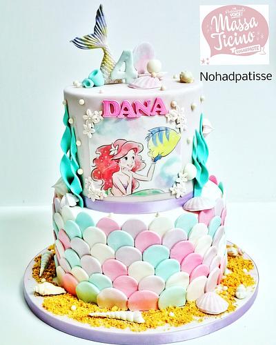 Ariel la petite sirène  - Cake by Nohadpatisse 