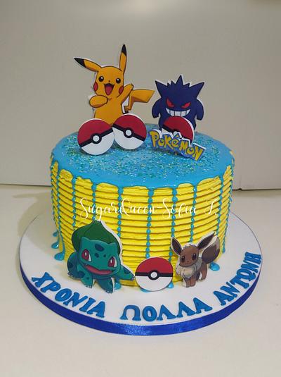 Pokémon cake  - Cake by Sofia Frantzeskaki
