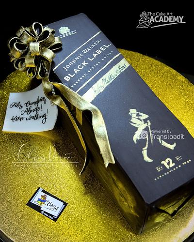 Johnny Walker Box - Cake by Chris Durón from thecakeart.academy