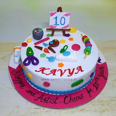 Art and Craft cake - Cake by Sweet Mantra Homemade Customized Cakes Pune