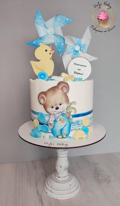 Teddy bear for Boris - Cake by Emily's Bakery