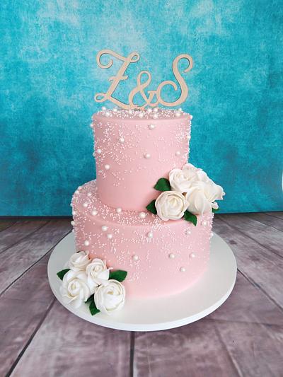 Wedding pearl cake - Cake by Zaklina