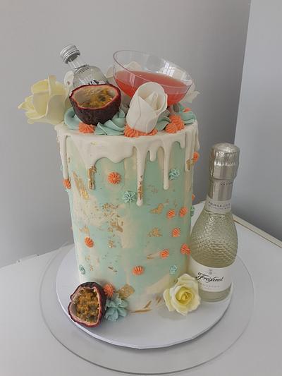 Pornstar martini cake - Cake by Combe Cakes