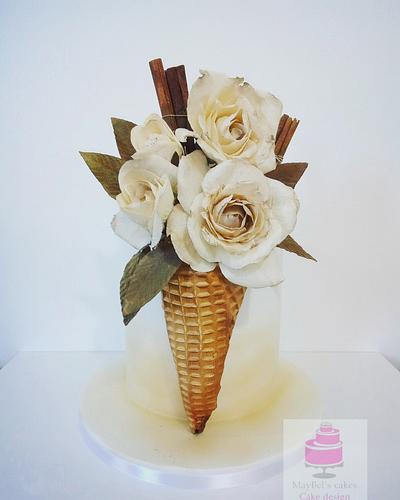 Ice cone bouquet  - Cake by MayBel's cakes