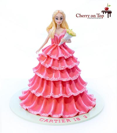 Absolutely fabulous Barbie cake alert!  - Cake by Cherry on Top Cakes