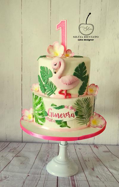 flamingo cake - Cake by Silvia Ricciato