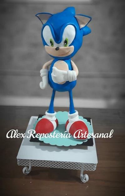Sonic - Cake by Alexrepostería