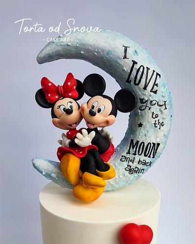 Love you to the moon and back - Cake by Torta Od Snova