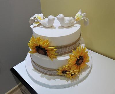 A wedding cake - Cake by Nora Yoncheva